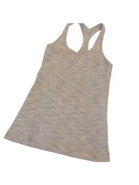 Lululemon Gray Cool Racerback Workout Tank Top Size Small